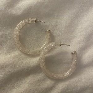 Kendra Scott White Sonnie Earring